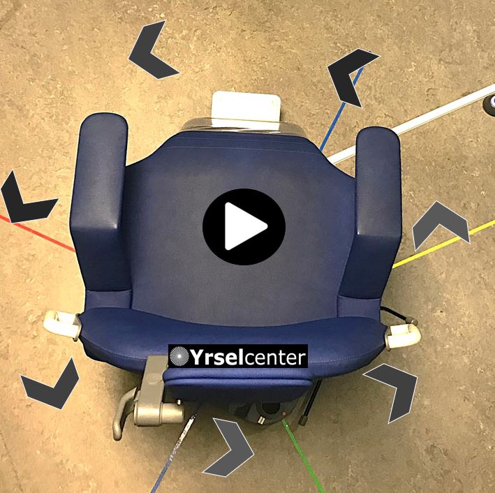 Rotationsstol Balanslaboratoriet Yrselcenter