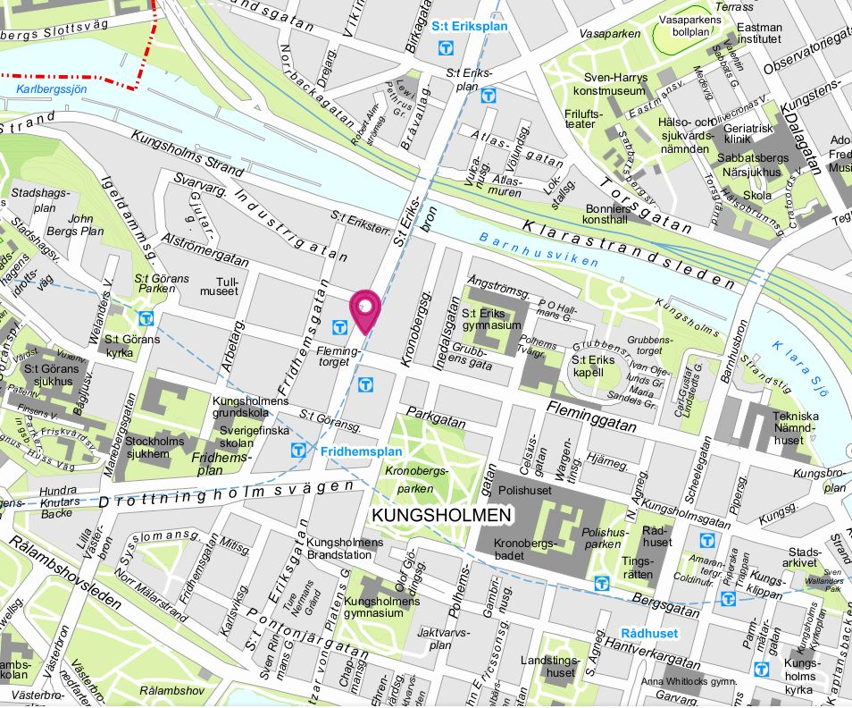 Yrselcenter Sant Eriksgatan 44 plan 3
